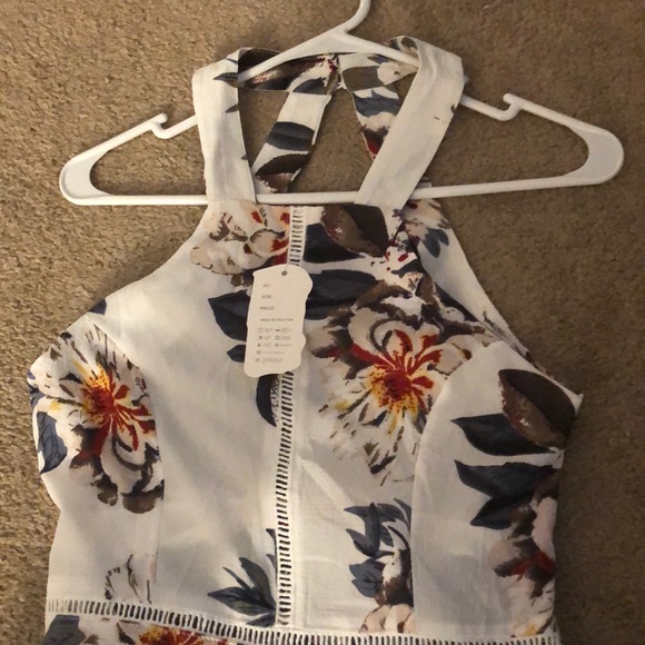 New white floral maxi dress - Picture 5 of 6